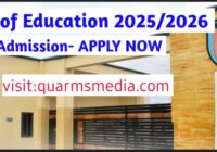 Colleges of Education 2025/2026 admission