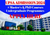 UPSA Postgraduate Programmes 2024