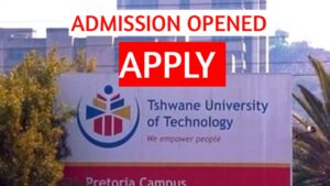 Tshwane University of Technology Admission 2024/2025