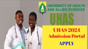 UHAS Admission Portal 2025/2026