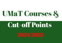 UMaT Courses and Cut-off Points 2024/2025