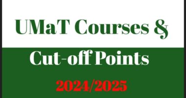 UMaT Courses and Cut-off Points 2024/2025