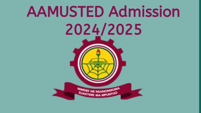 AAMUSTED Admission 2024/2025