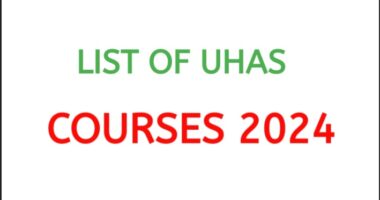 List of UHAS Courses 2024