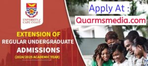 Extension of UCC Regular Undergraduate Admission 2024/2025