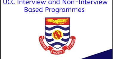 UCC Interview and Non-Interview Based Programmes 2024/2025 Admission