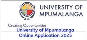 University of Mpumalanga Online Application 2025