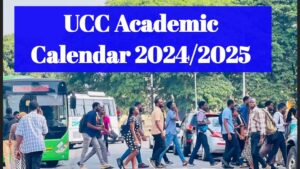 UCC Academic Calendar for Fresh and Continuing Students for the first semester 