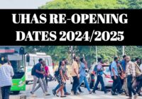 UHAS Re-opening Date for 2024/2025 Academic Year