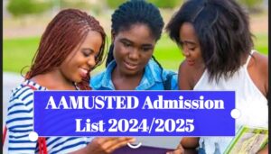 AAMUSTED Admission List 2024/2025