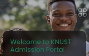 KNUST Admission portal 