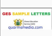 GES sample letter 2025