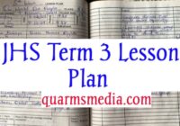 JHS Term 3 weekly lesson plan