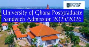 University of Ghana Postgraduate Sandwich Admission 2025/2026