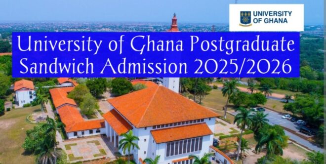 University of Ghana Postgraduate Sandwich Admission 2025/2026
