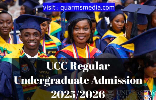 UCC Regular Undergraduate Admission 2025/2026