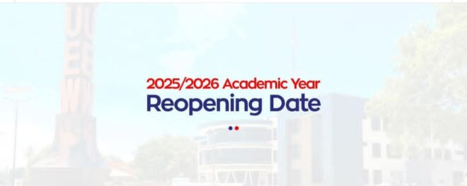 UEW reopening date for 2025/2026 academic year for first semester