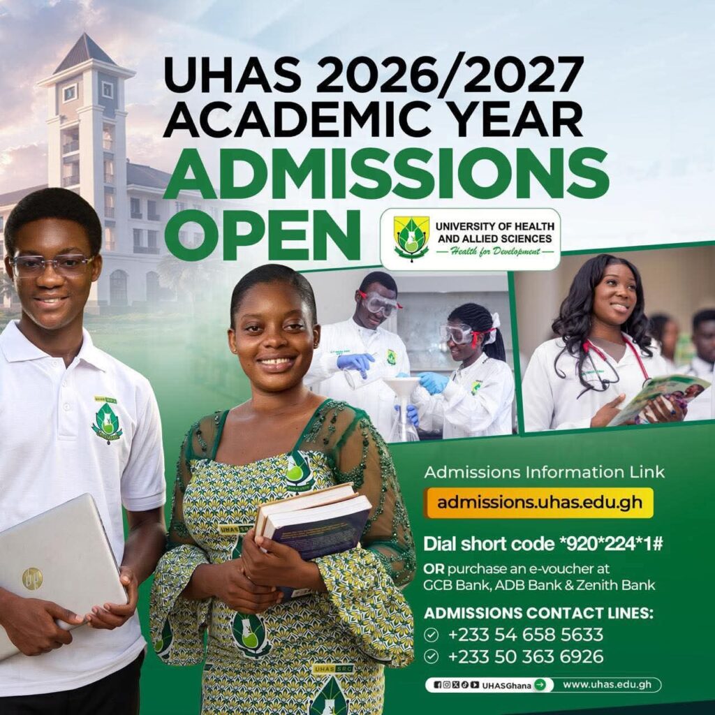 Uhas Form.pdf Just In - University of Health and Allied Sciences 2026/2027 Admission ...