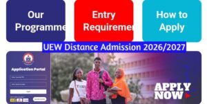 UEW Distance Education Admission 2026/2027