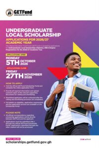 GETFund Undergraduate Local Scholarship 2026/2027